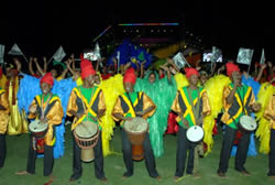 Drummers at Sporting Event