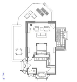Floor Plan Guest Suite 3
